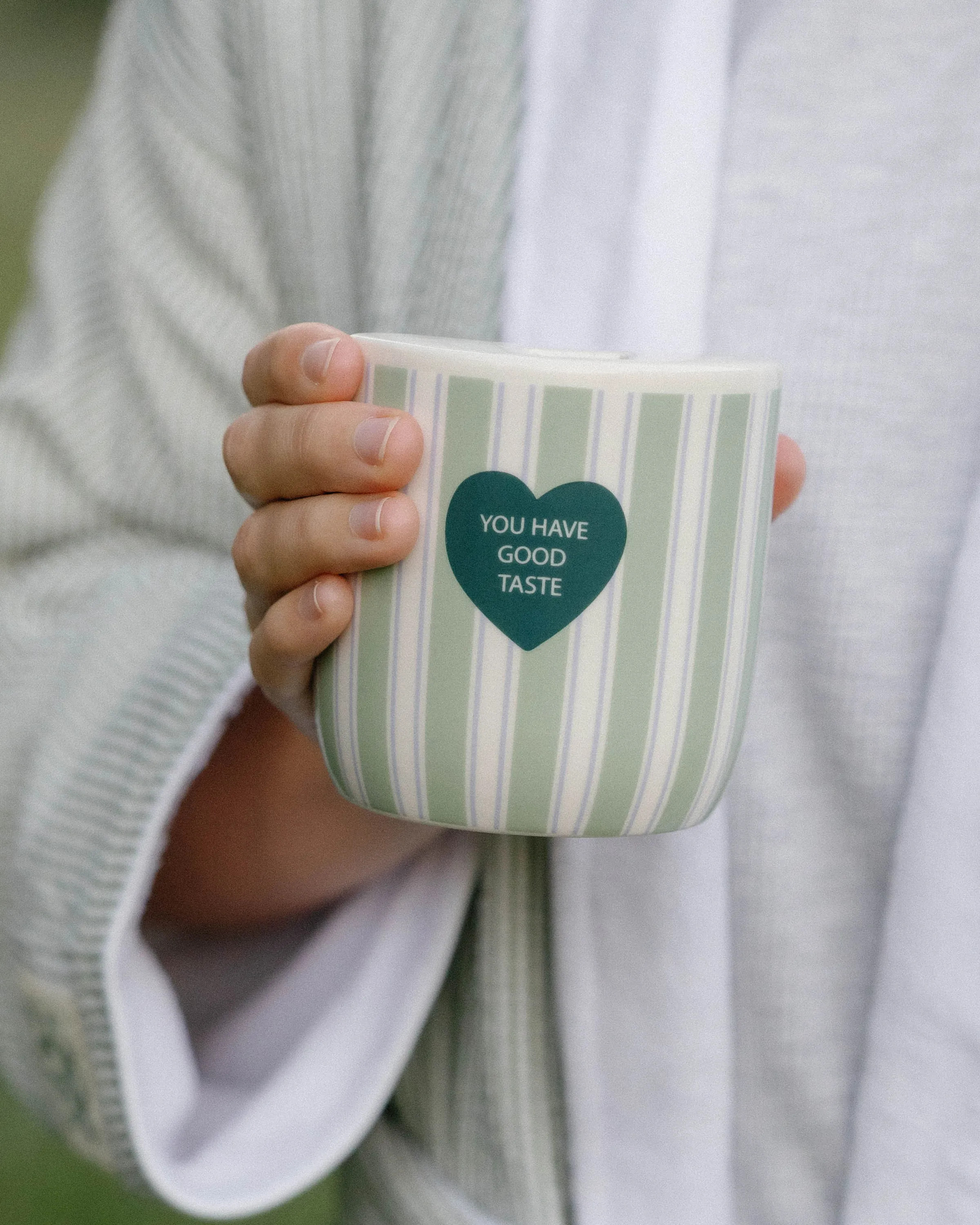 Striped Ceramic Mug | Eleven Eleven