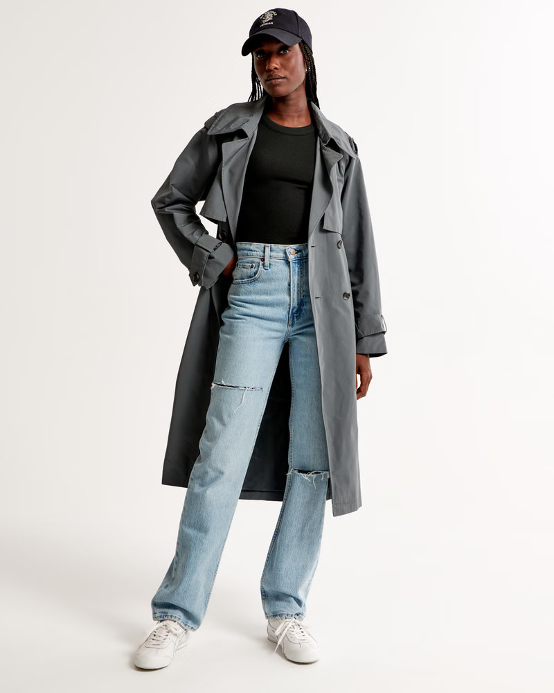 Ultra High Rise 90s Straight Jean | Abercrombie & Fitch (US)