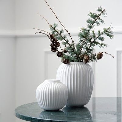 Kahler Hammershoi Vase, White, 3.9” | Williams-Sonoma