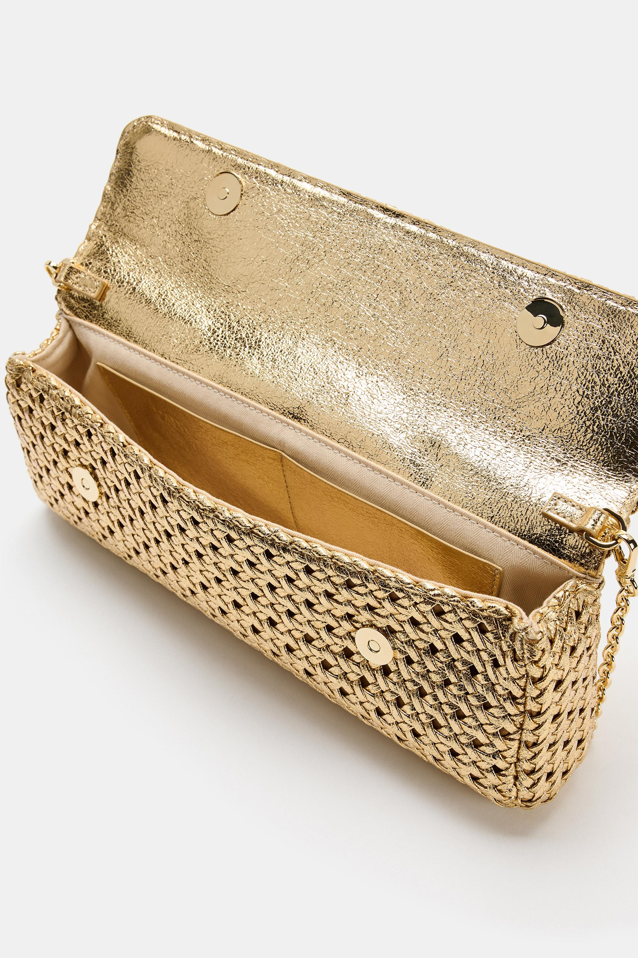 WOVEN ENVELOPE BAG | Zara US