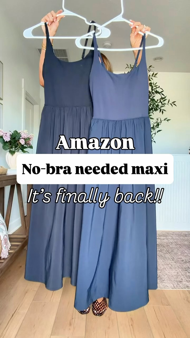 Amazon no bra needed maxi dress in XXS. Wrinkle-resistant fabric with shelf bra and removable cups. This also has adjustable straps and pockets! I love this for every, travel, and in a business casual environment. Travel outfit. Summer outfit. Summer style. Elevated casual. Teacher outfit. Jelly ballets flats are whole sizes only - size down if you’re a half size. Woven ballet flats are TTS. Fall outfit. Fall style.

#LTKootd #LTKTravel #LTKWorkwear