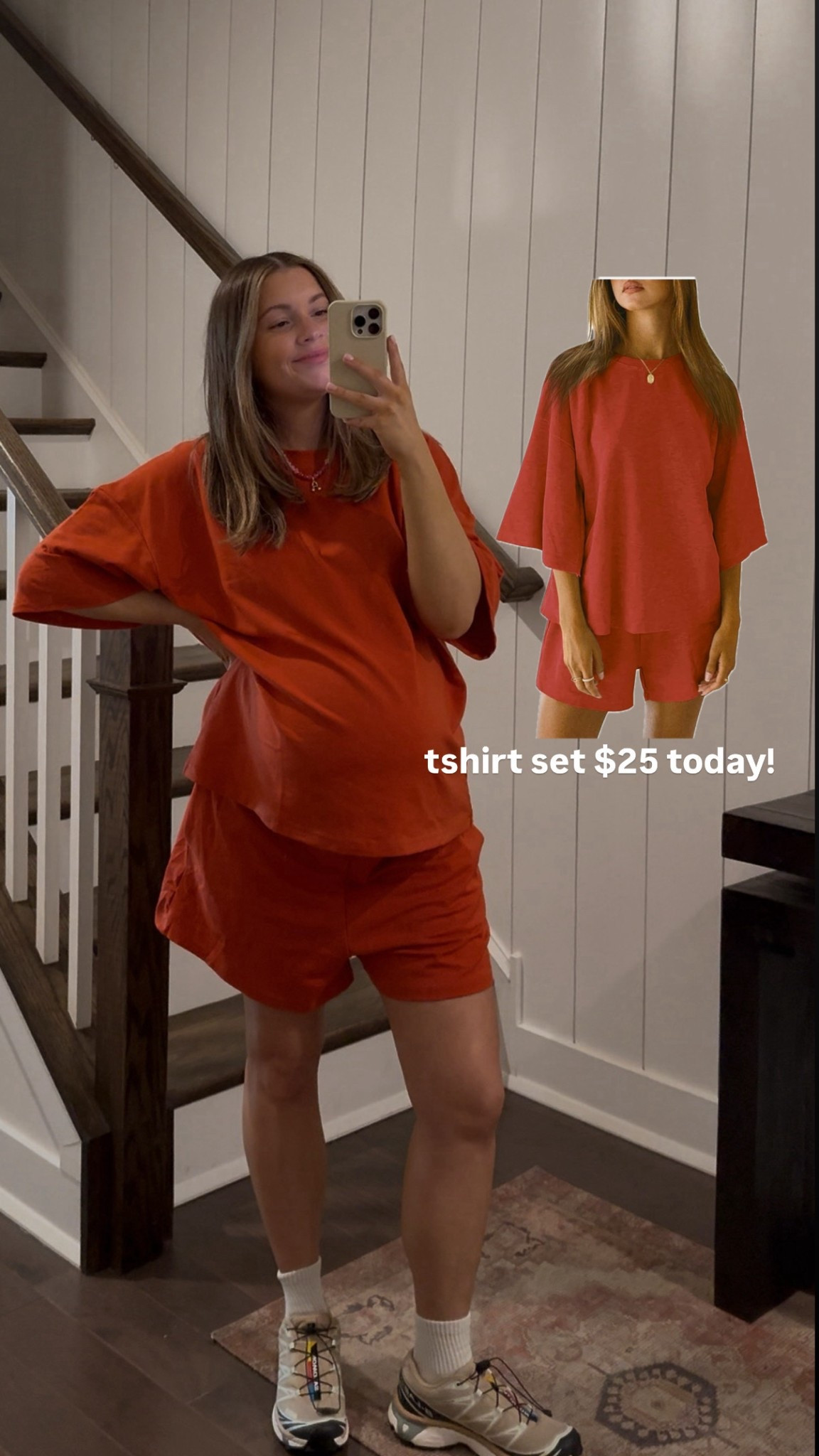 Wearing a large in this set! 