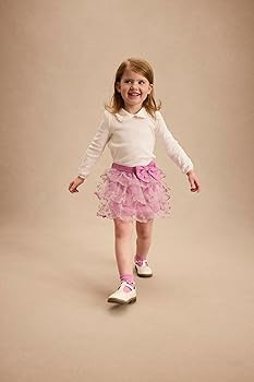 Gymboree Girls' and Toddler Short Sleeve Basic Layering Collar Shirt | Amazon (US)