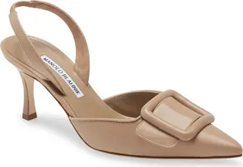 Maysli Buckle Slingback Pointed Toe Pump (Women) | Nordstrom