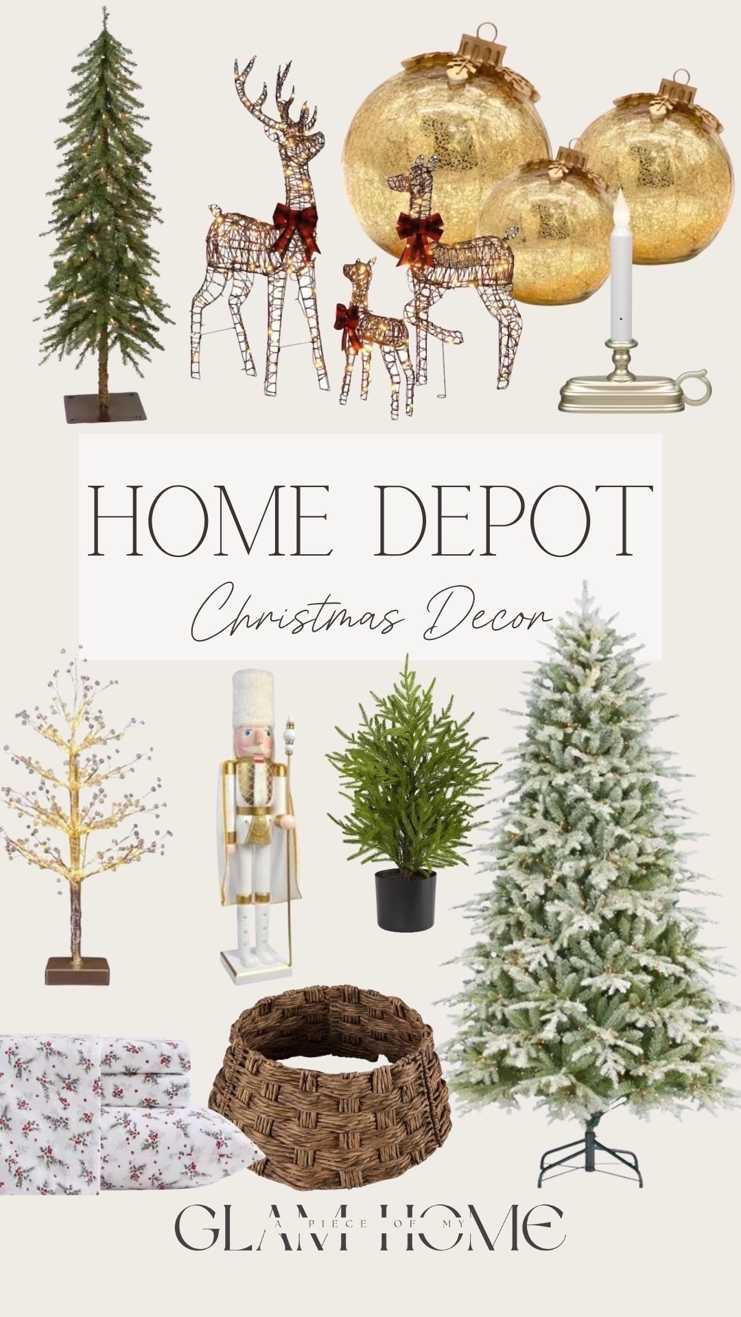 Holiday decor that’s trending at Home Depot! 


Prelit Christmas tree, outdoor decor, deer, candle, bells, nut cracker, affordable home 

#LTKStyleTip 

#liketkit #LTKHoliday #LTKHome
@shop.ltk
https://liketk.it/5z3yy