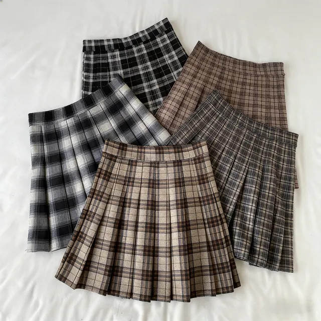 Mikiko - Plaid Pleated Mini Skirt157US$ 19.70Coffee - Small Plaid - MIn-Stock - Usually ships wi... | YesStyle Global