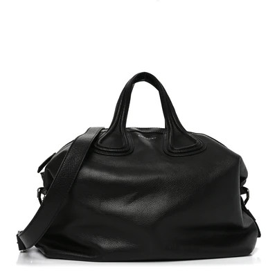 Givenchy Waxy Grained Calfskin Medium Nightingale  Black | FASHIONPHILE (US)