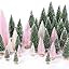 30Pcs Christmas Decorations Mini Christmas Trees, Artificial Christmas Tree Bottle Brush Trees wi... | Amazon (US)