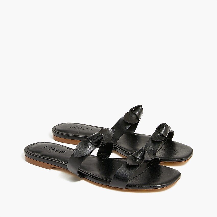Knotted-bow sandals | J.Crew Factory