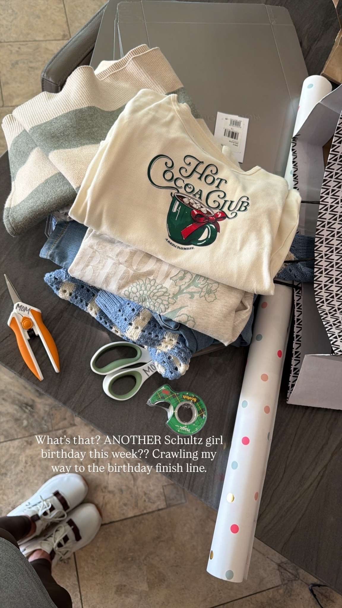 What’s that? ANOTHER Schultz girl birthday this week?? Crawling my way to the birthday finish line.