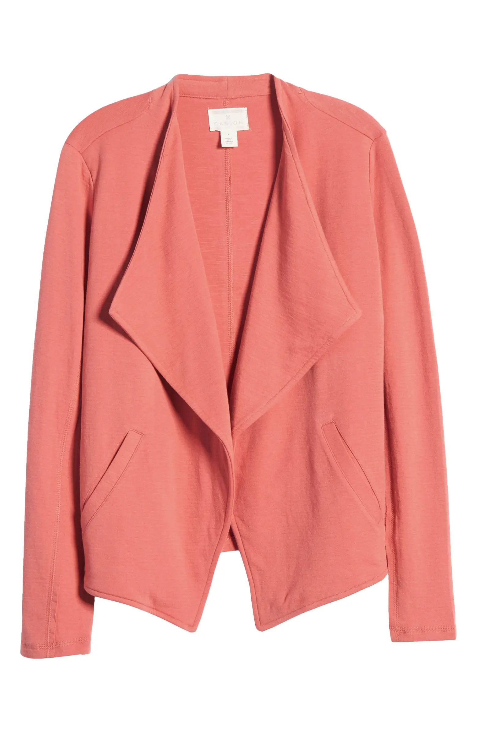 Drape Collar Knit Blazer | Nordstrom
