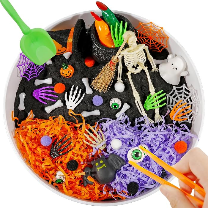 Hiawbon Halloween Sensory Bin Kits Sensory Bin Fillers | Amazon (US)