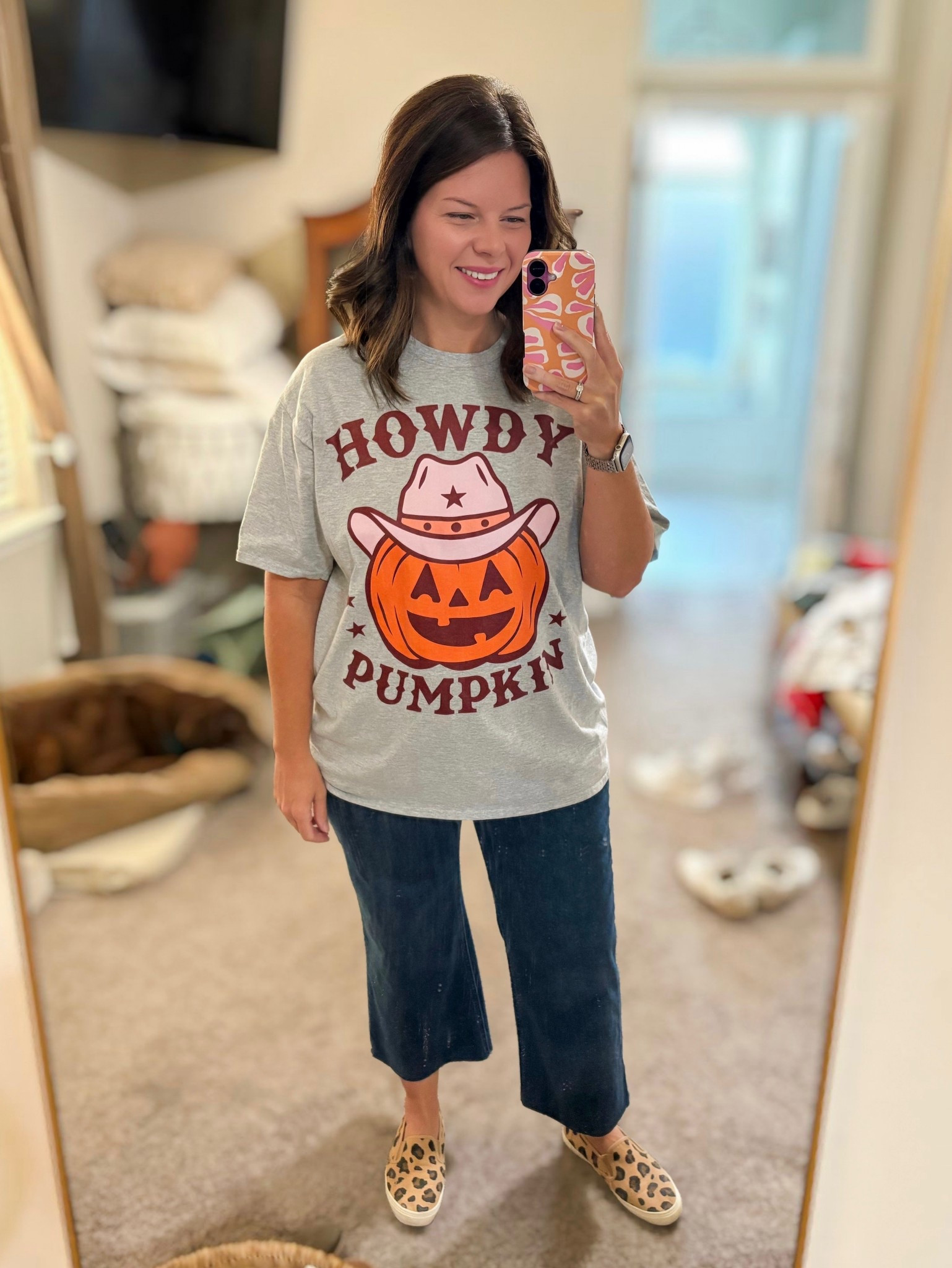 I always get so many compliments on this shirt! It comes in men’s , women’s, and youth sizing.

Wearing a men’s XL top
Wearing a large jean

#LTKFindsUnder50 #LTKHalloween #LTKMidsize
