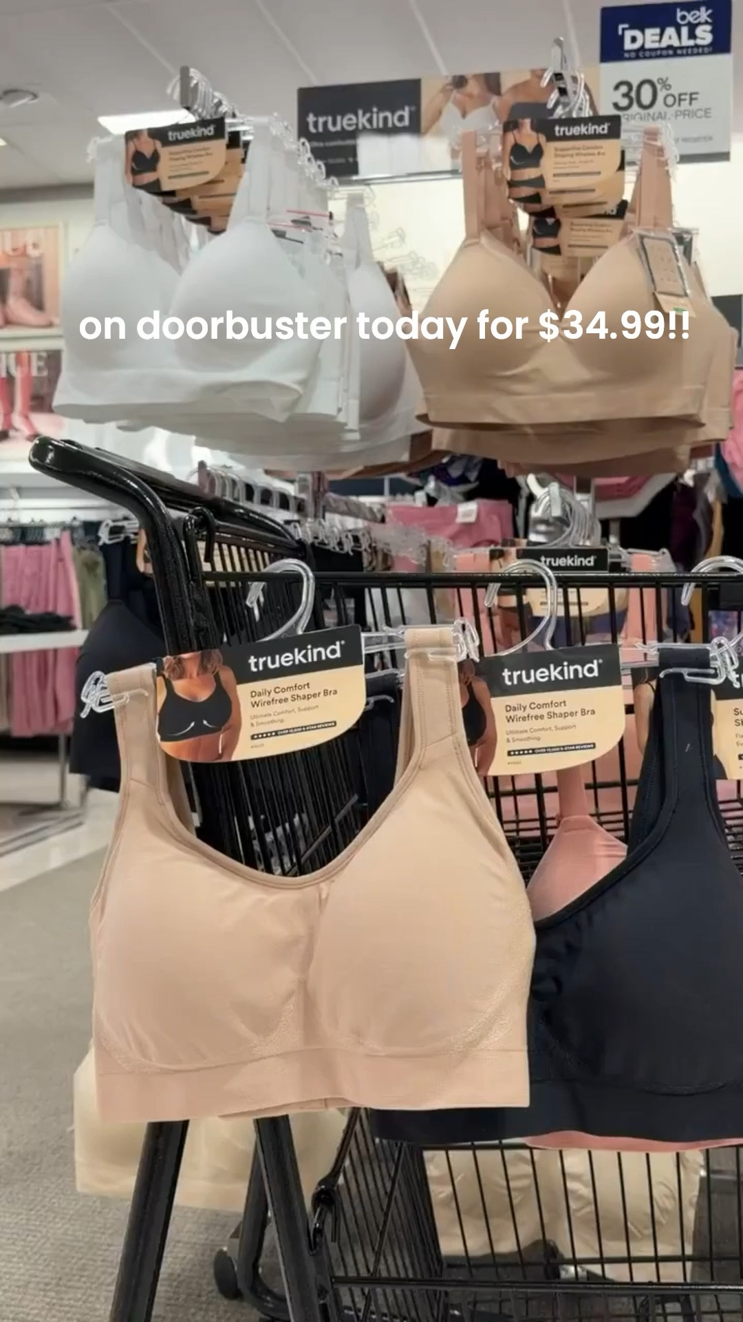 belk doorbuster today 👀
truekind bra, wireless bra, everyday comfort bra, supportive bra, shapewear bra, affordable bra deal
#belkfinds #brafind #everydayessentials #comfortwear #affordablefinds #ltkstyle