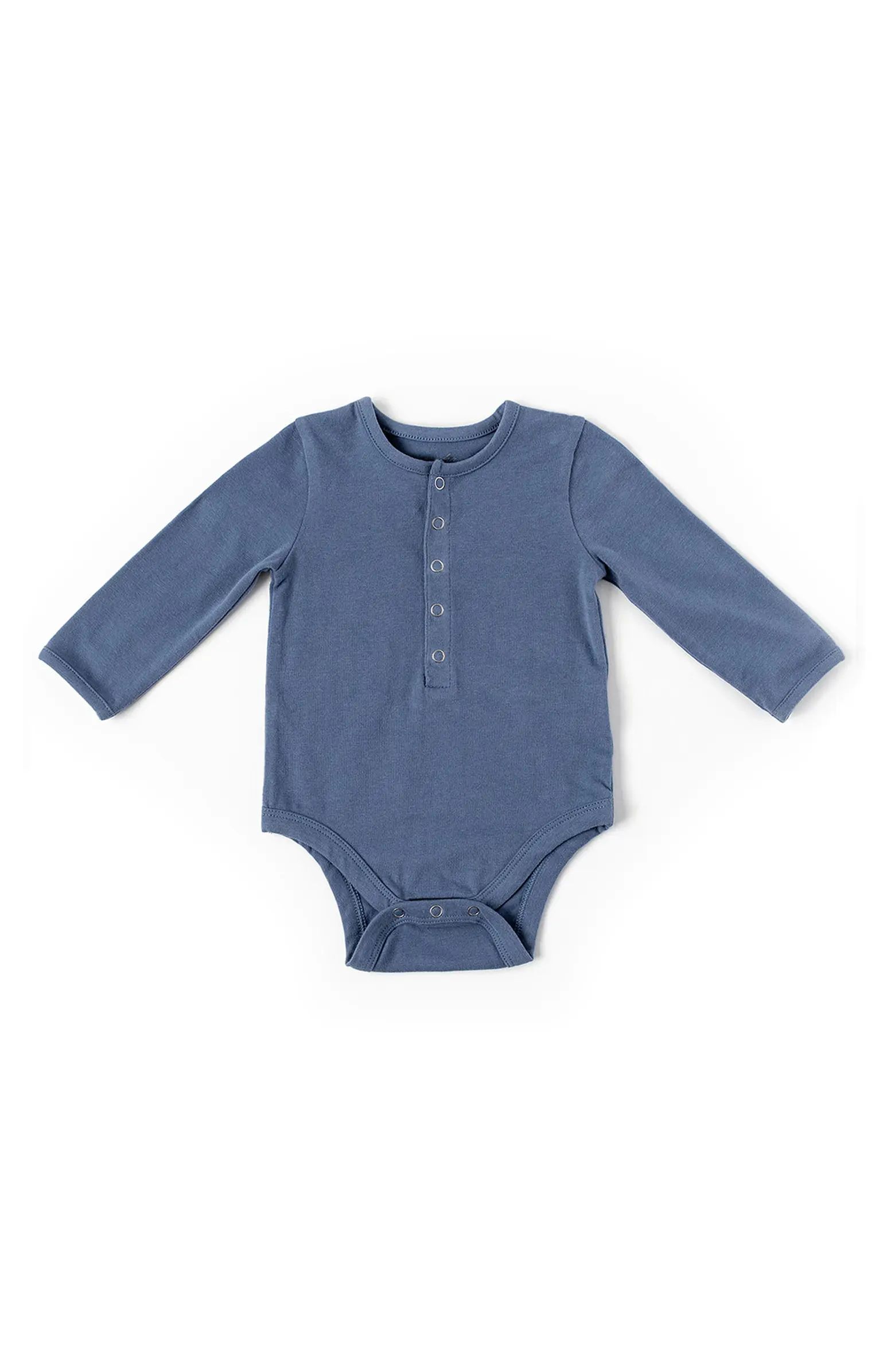 Essential Long-Sleeve Organic Cotton Romper | Nordstrom