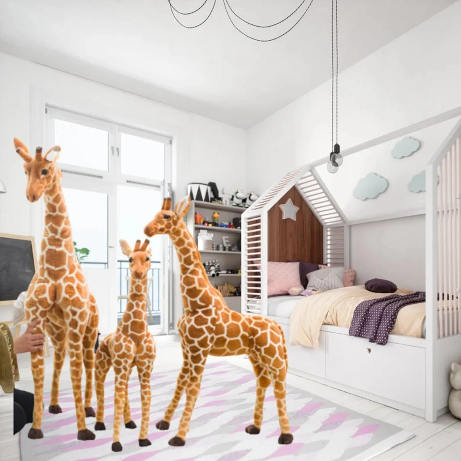 Giraffe Nursery Large Stuffed Giraffe Stuffed Giraffe Teddy - Etsy | Etsy (US)