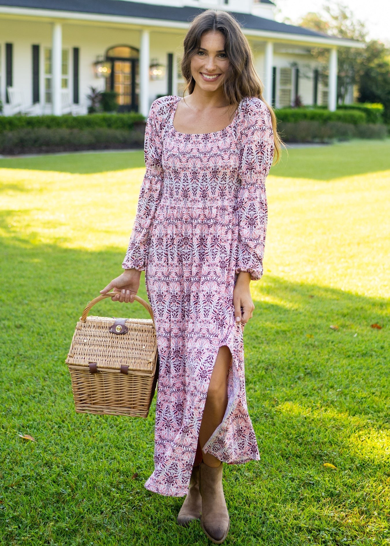 Brooklyn Puff Sleeve Maxi Dress | Cabana Life