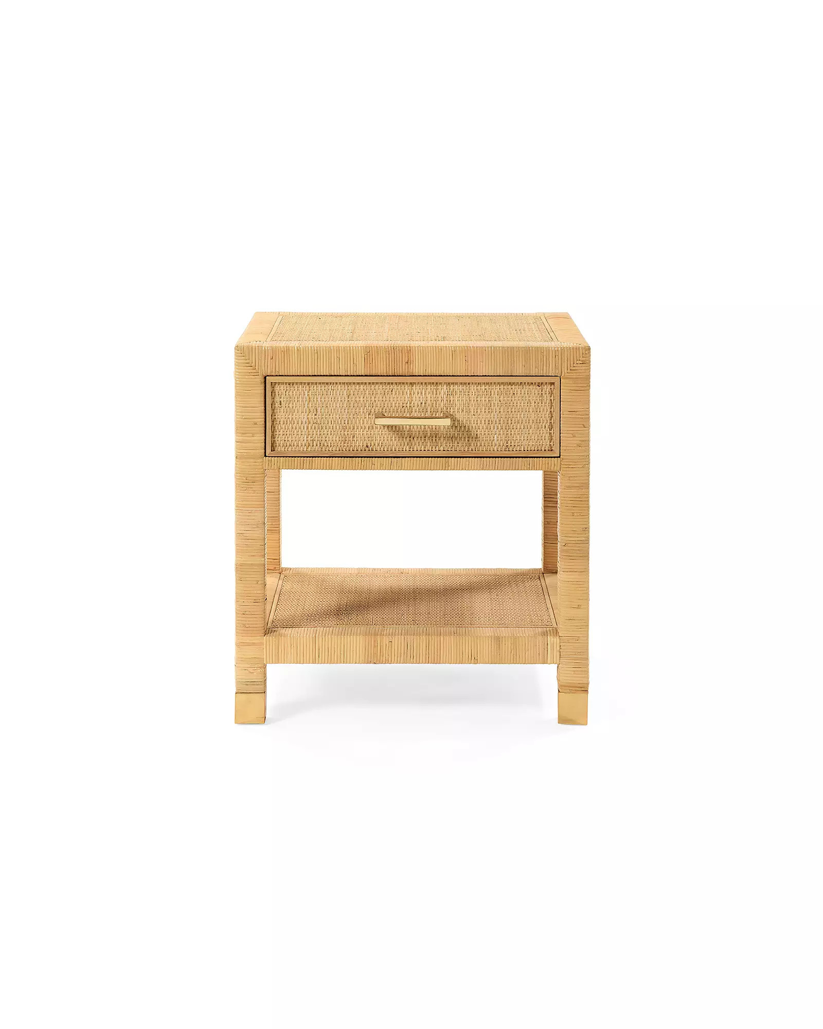 Balboa Rattan 1-Drawer Nightstand – Natural | Serena & Lily | Serena and Lily