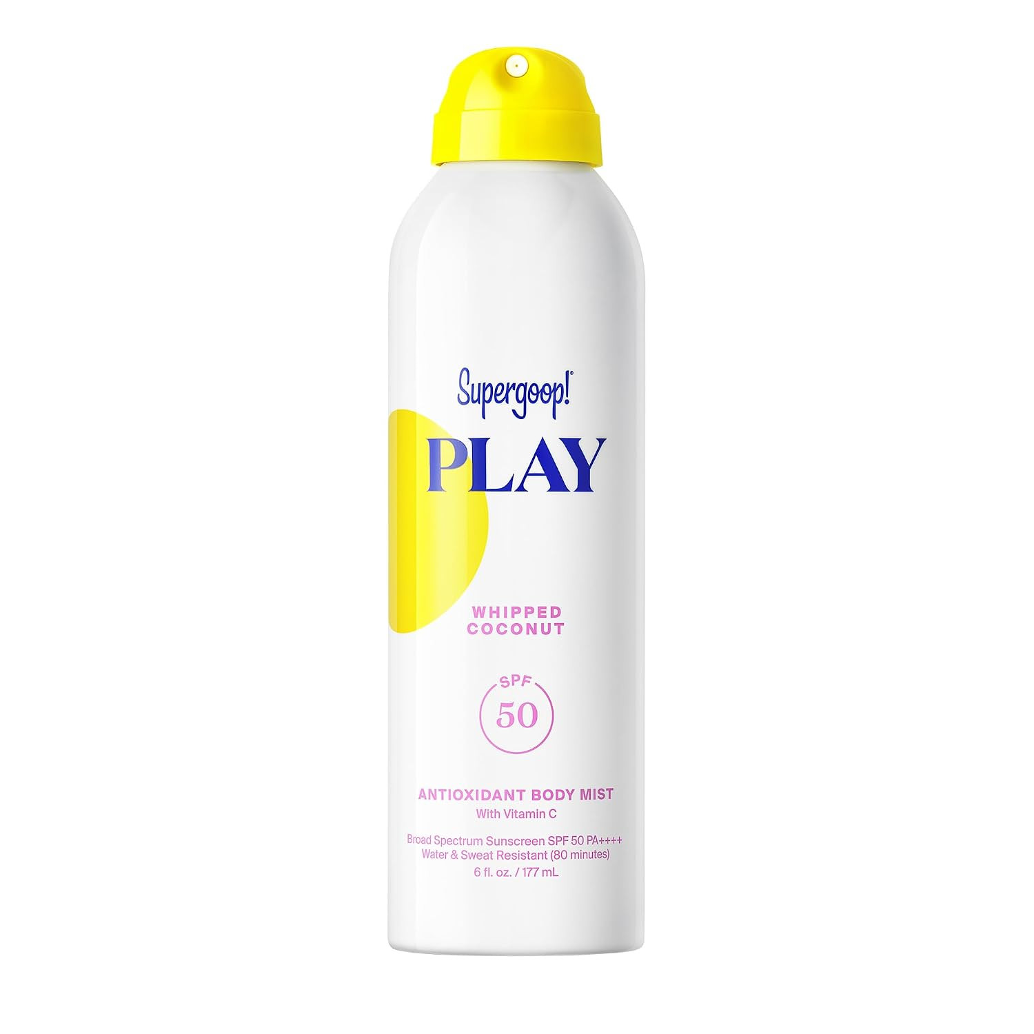 Supergoop! PLAY Antioxidant Body Mist Vitamin C -SPF 50 PA++++ Broad Spectrum Sunscreen - Body Sp... | Amazon (US)