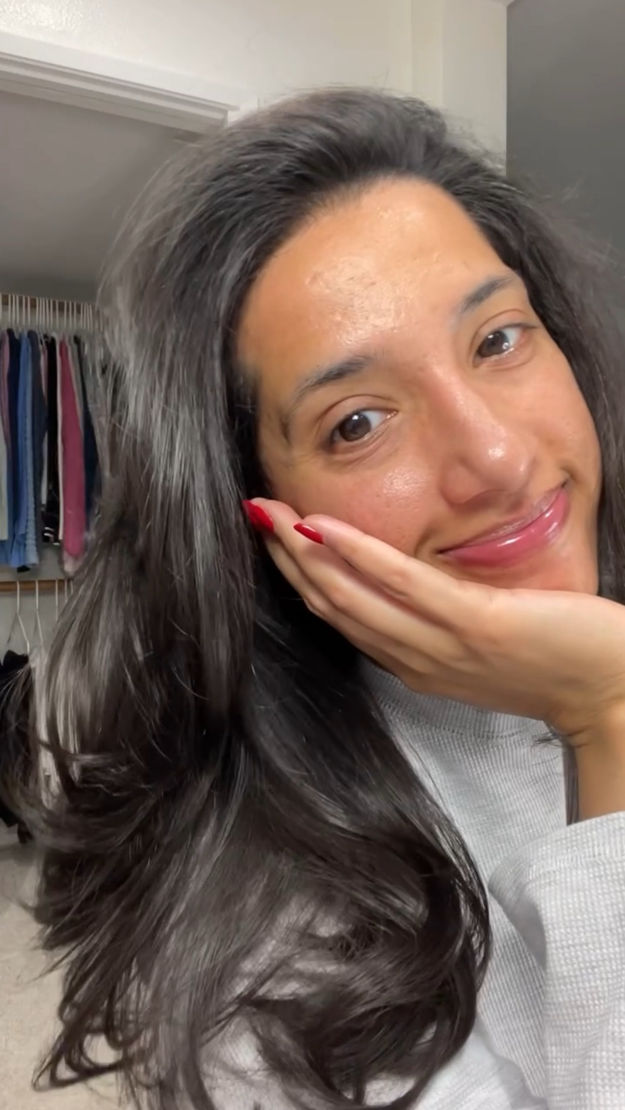 A gentle reminder on self-care! 💓 Also look at the shine the hair is giving! ✨

#LTKStyleTip #LTKBeauty