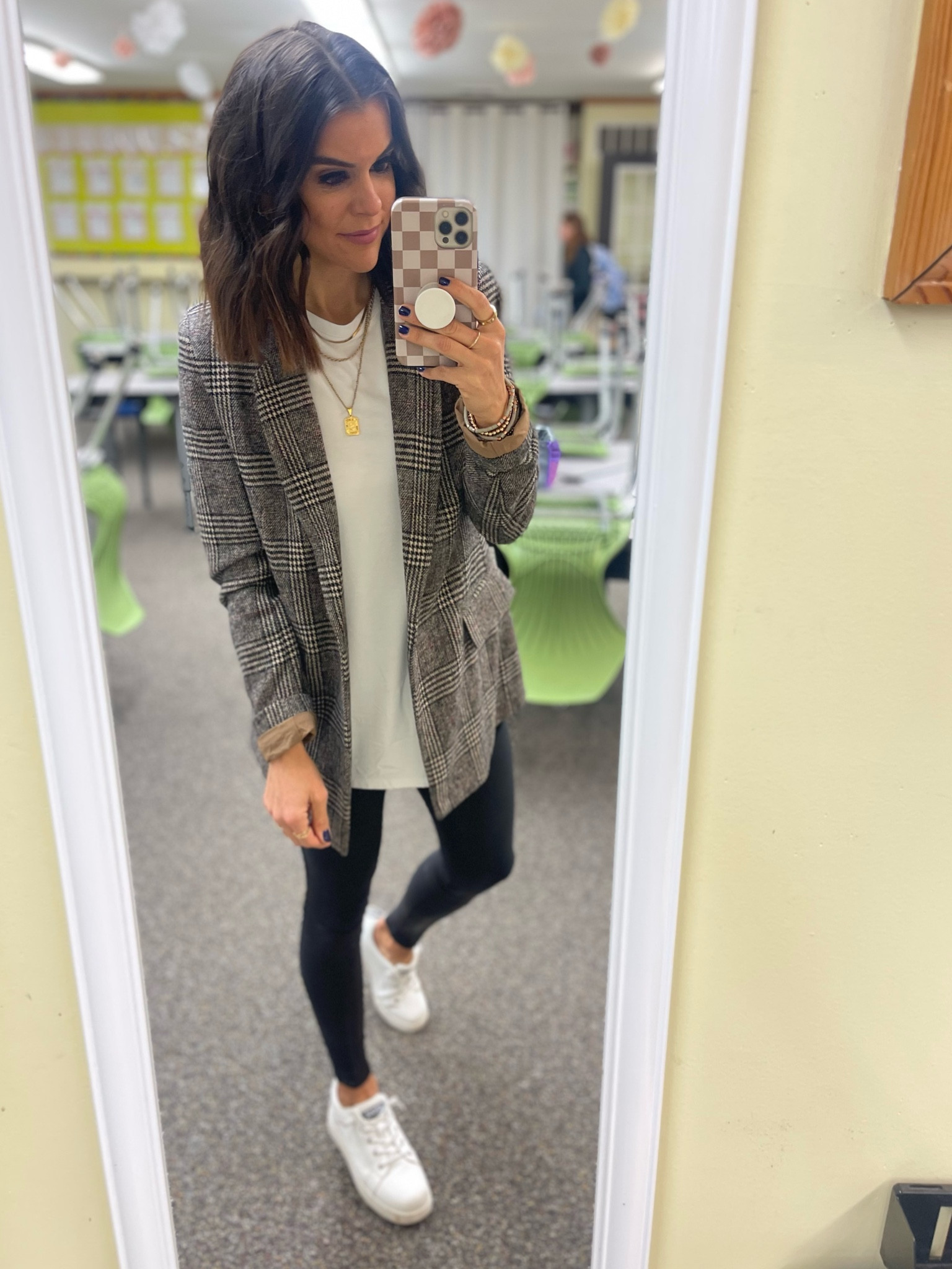 Classroom #ootd

Blazer- amazon, size small
Tank- amazon, on sale for $10!
Spanx- size small
Amazon sneakers- Tts

#LTKunder50 #LTKstyletip #LTKSeasonal