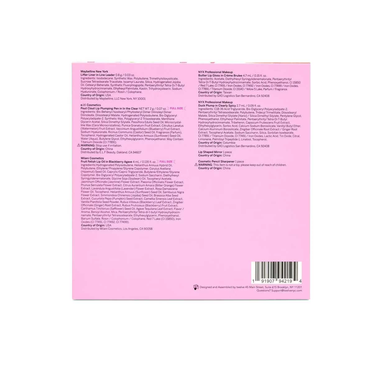 Best of Lip Gift Set - 7pc | Target