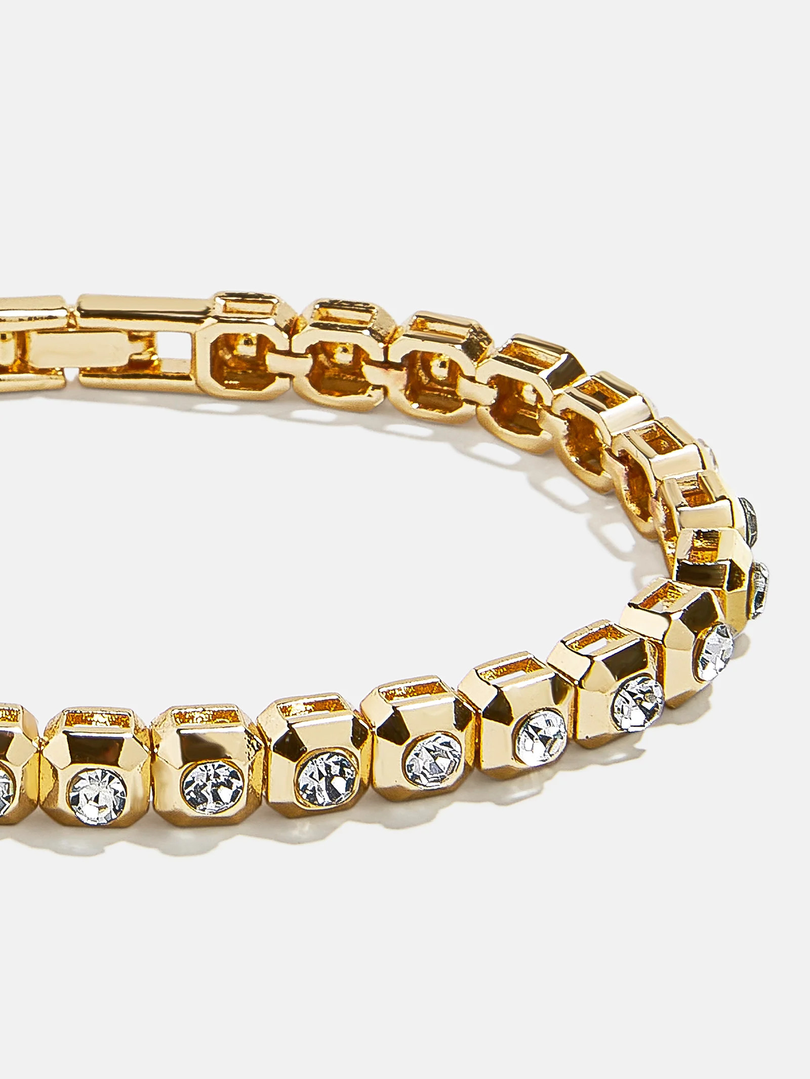 Megan Tennis Bracelet - Gold/Pavé | BaubleBar