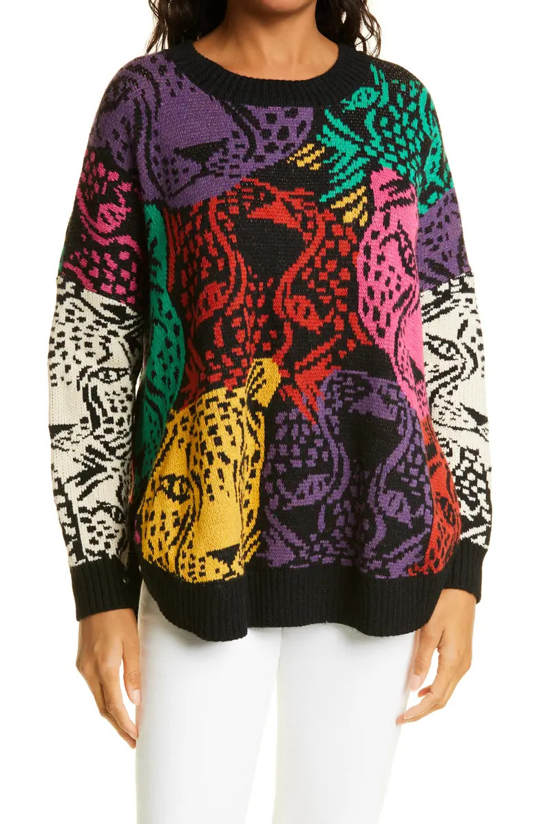 Mixed Midnight Leopards Sweater | Nordstrom