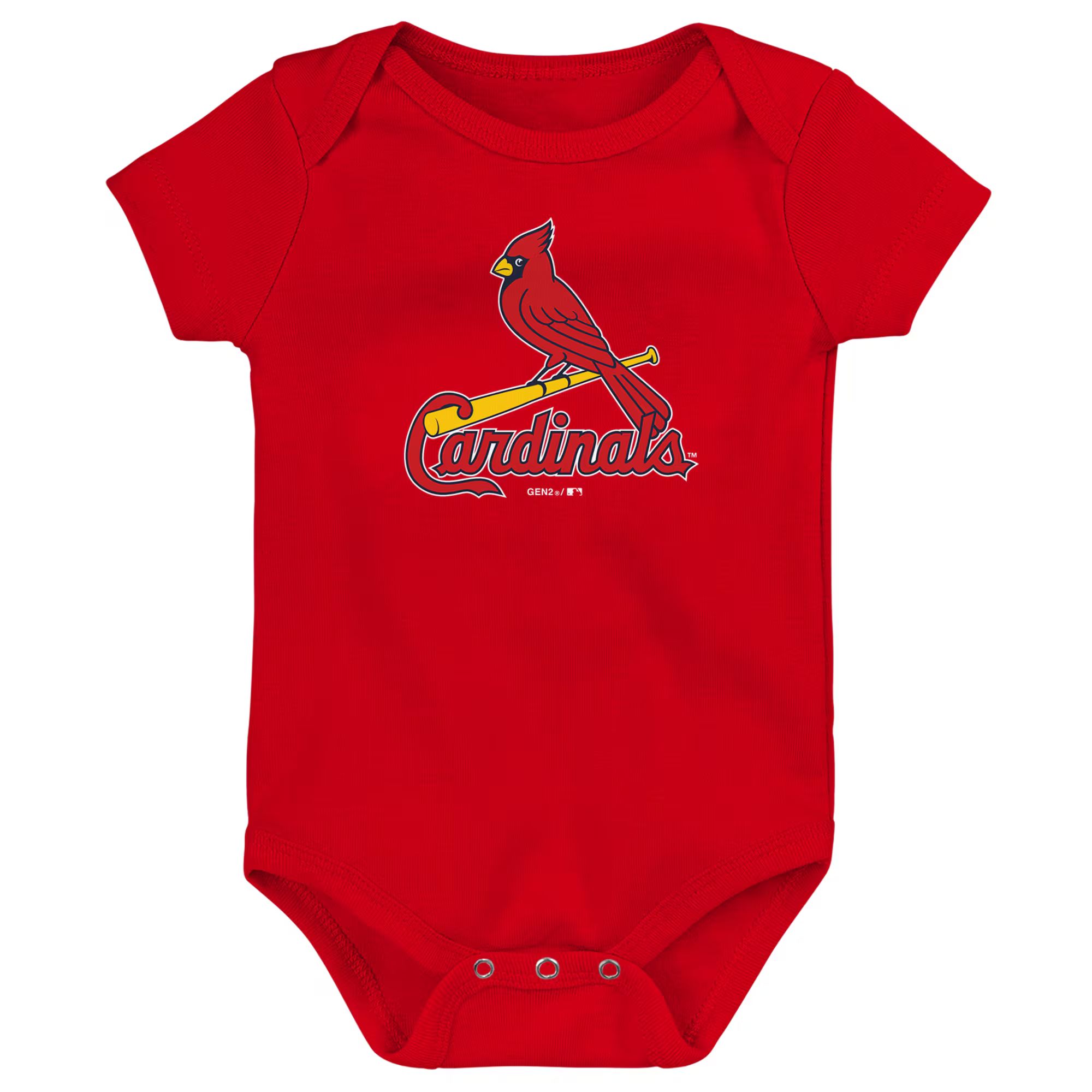 Newborn & Infant St. Louis Cardinals Red Primary Team Logo Bodysuit | MLB Shop