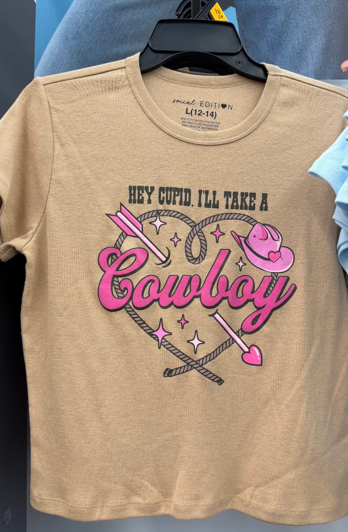 Hey Cupid I’ll take a cowboy baby tee is perfect for Valentines Day! #cupid #cowboy #westernwear #valentinesday #walmartfinds #womensclothing #babytee #shirt

#LTKgrwm #LTKootd #LTKSeasonal