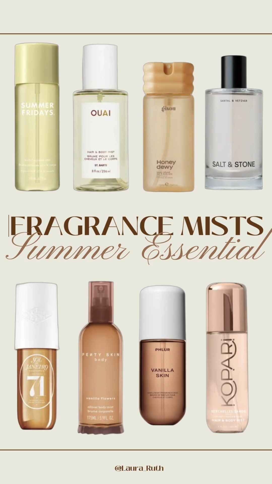 These fragrance mists have been everywhere this summer and I have been obsessed! 

They're perfect if you want to smell amazing without wearing a heavy perfume. Easy to layer, ideal for everyday wear, and the ultimate handbag and travel essential.

From fresh and clean to sweet vanilla and tropical scents, these are the body mists everyone is reaching for this season. 

 #LTKuk #LTKsummer #LTKbeauty