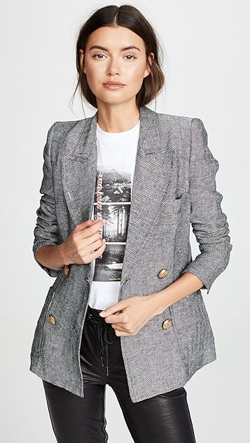 Unstructured Linen Blazer | Shopbop