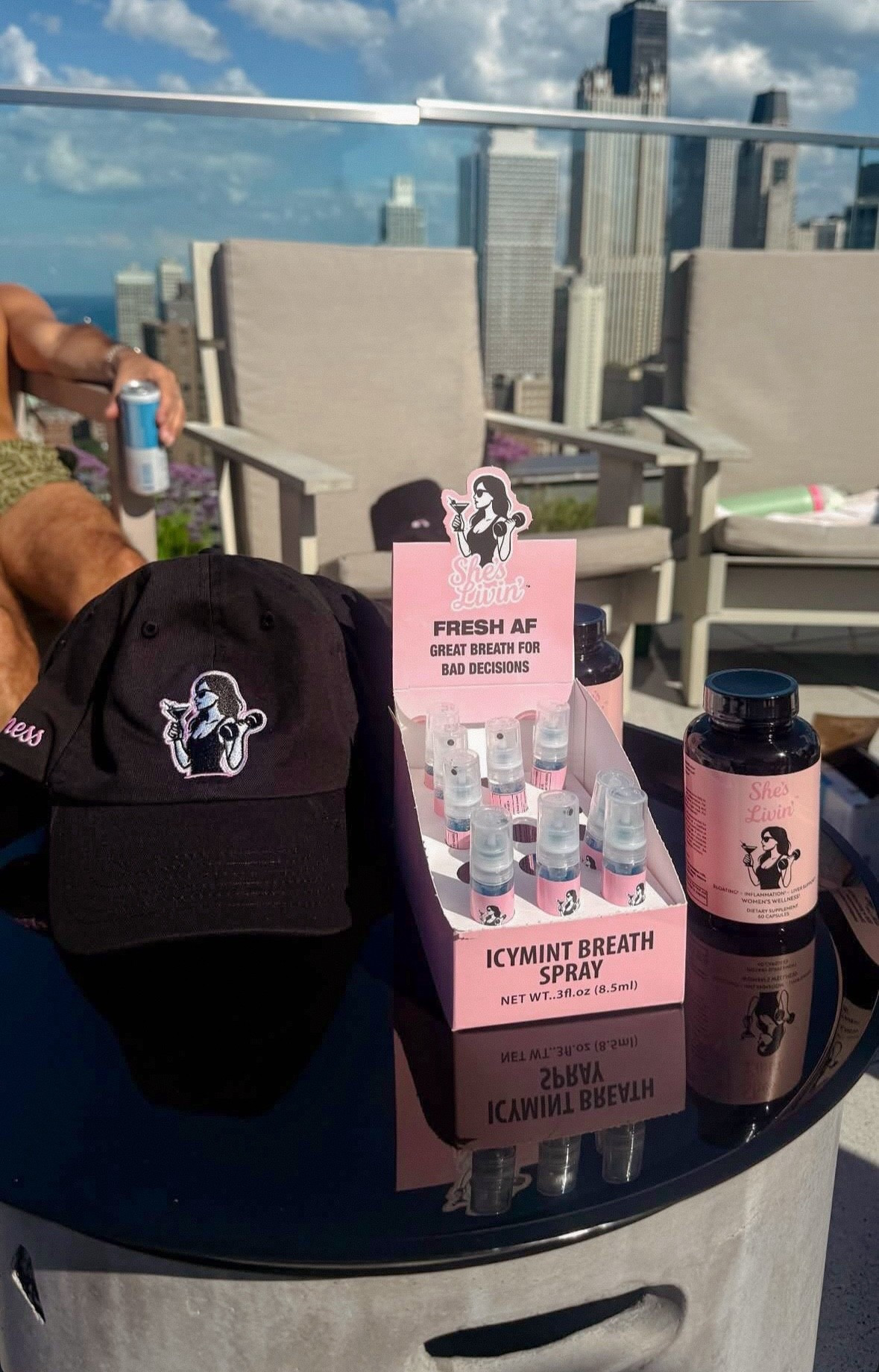 She’s Livin: Bloating, inflammation & liver support supplements. Breath Spray too. Swag & More. Use code: Aubrieslivin for a discount :) 

https://sheslivinwellness.com/products