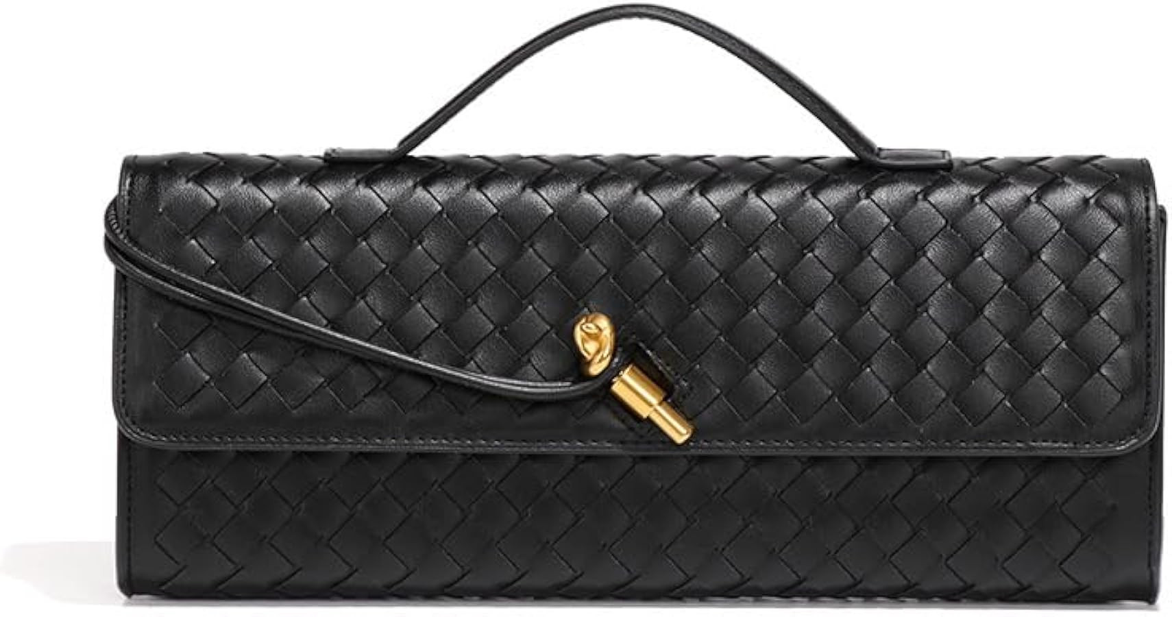 Evening Clutch Bag for Women with Detachable Chain Leather Handbags Shoulder Bag Crossbody Purse | Amazon (US)