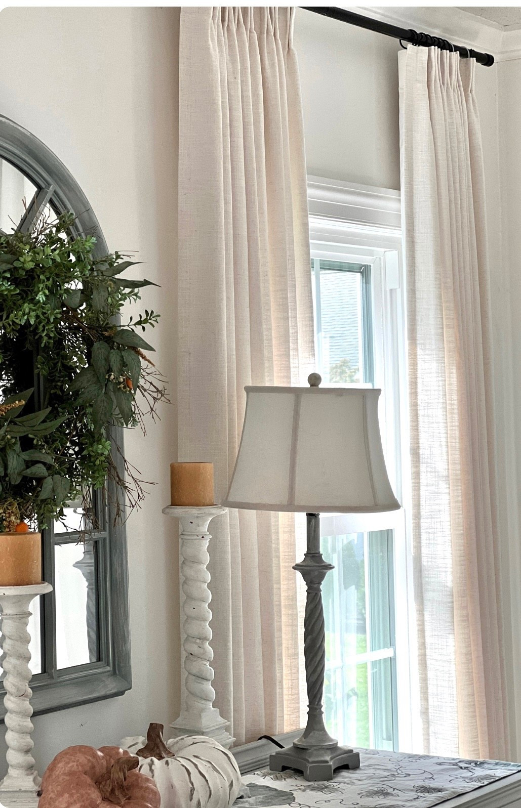 My favorite Liz Linen Curtains for my dinning room. Pinch Pleated 
Custom sized, heavyweight linen blendd

#LTKFamily #LTKHome #LTKFindsUnder100