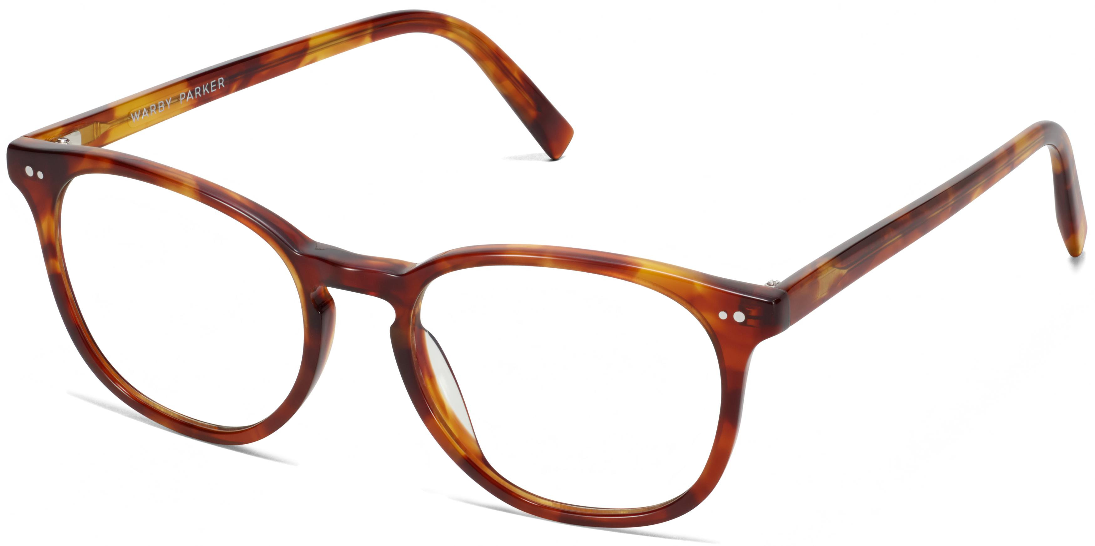 Carlton Eyeglasses in Maple Tortoise | Warby Parker (US)