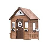 Backyard Discovery Aspen All Cedar Wooden Playhouse, Country Style, Dutch Front Door, Flower Pot ... | Amazon (US)