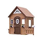 Backyard Discovery Aspen All Cedar Wooden Playhouse, Country Style, Dutch Front Door, Flower Pot ... | Amazon (US)