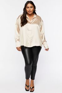 Plus Size Faux Leather Leggings | Forever 21 | Forever 21 (US)