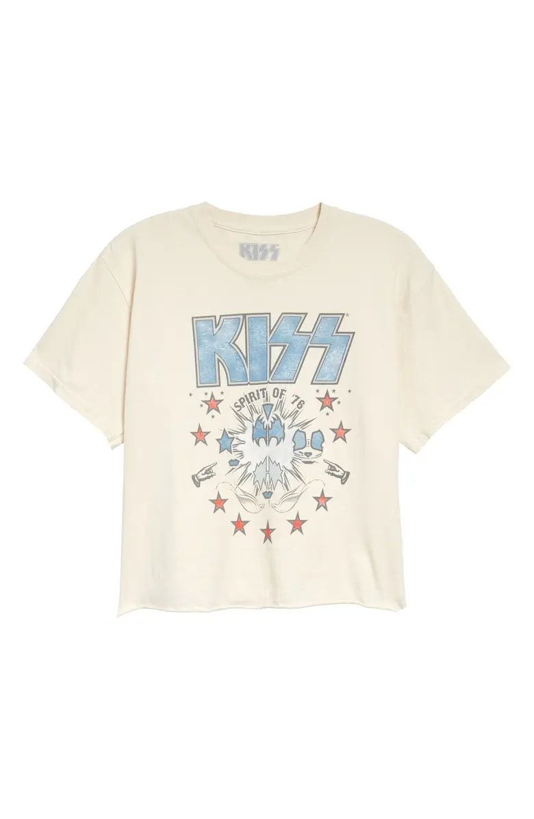 KISS Spirit of '76 Crop Graphic Tee | Nordstrom