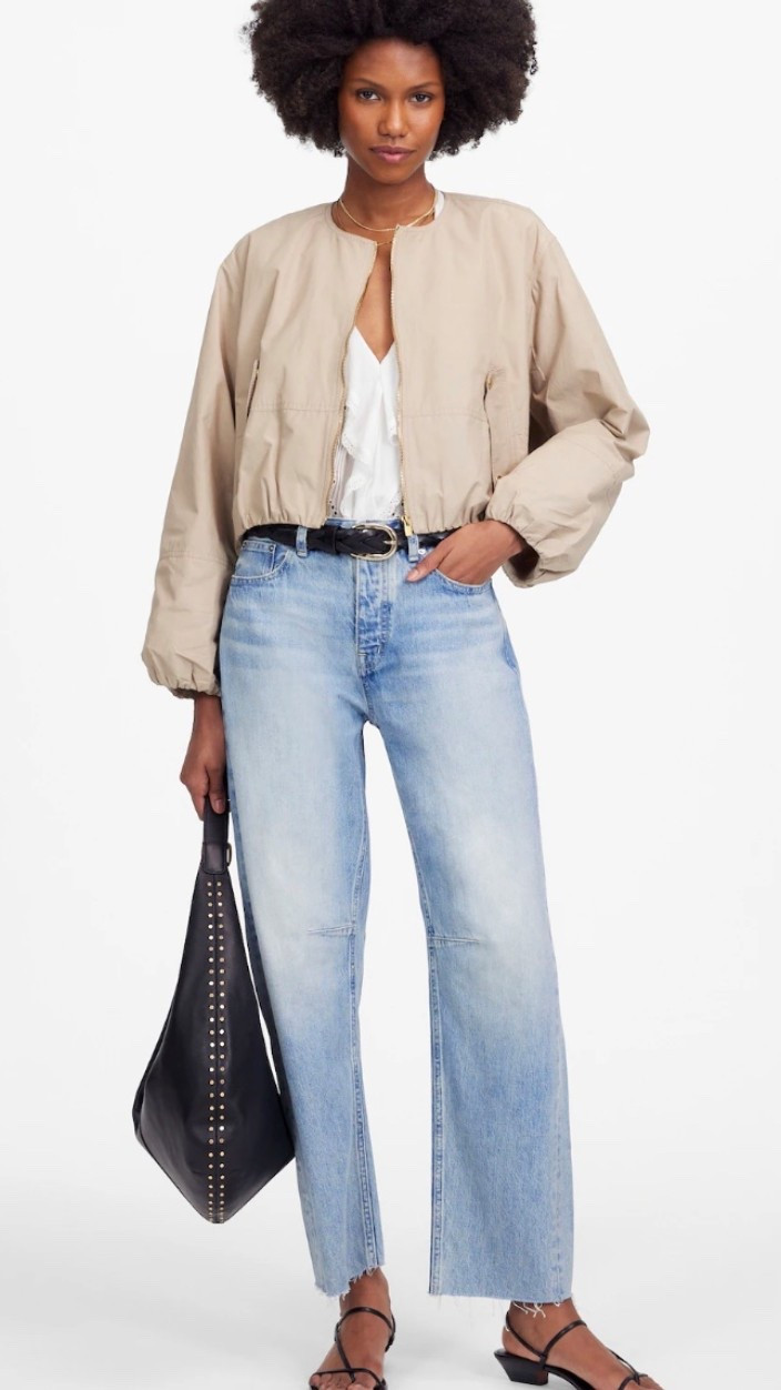 Another favorite pair of denim I own from Madewell.
These are the darted barrel – they are a slight barrel and such a flattering pair of denim.
I do size down two sizes in these.
Was $148, now $52!!.
These are final sale but what a deal! I have them in three different washes


#LTKOver40 #LTKSaleAlert #LTKStyleTip