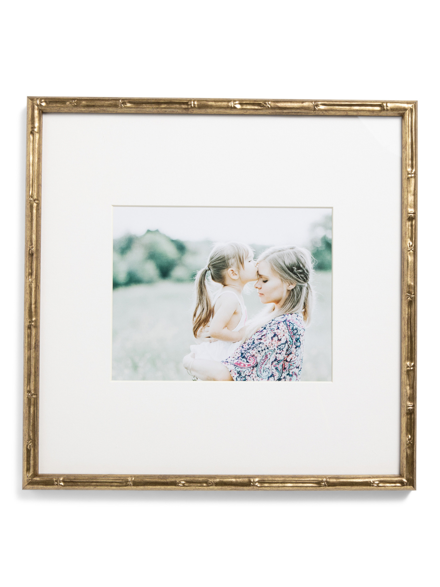 16x16 Matted To 8x10 Bamboo Edged Wall Portrait Frame | Mother's Day Gifts | Marshalls | Marshalls