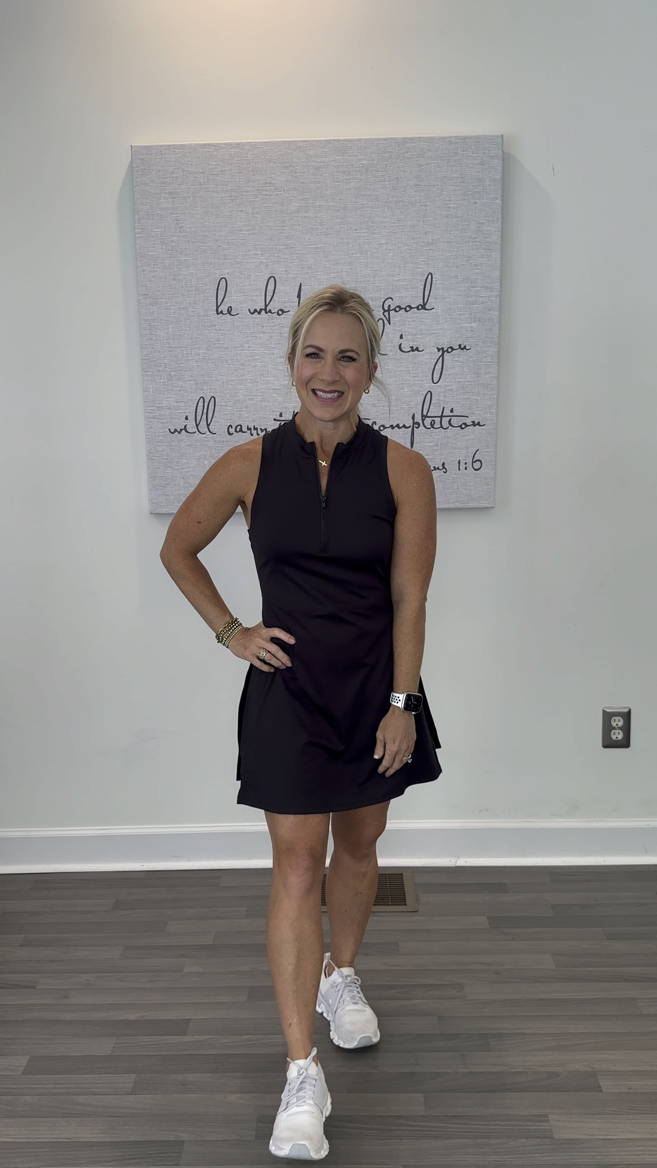 Old Navy Active Wear Dress! High neck with zipper, flattering cut and great stretchy material 💗

#LTKBeauty #LTKActive #LTKFitness