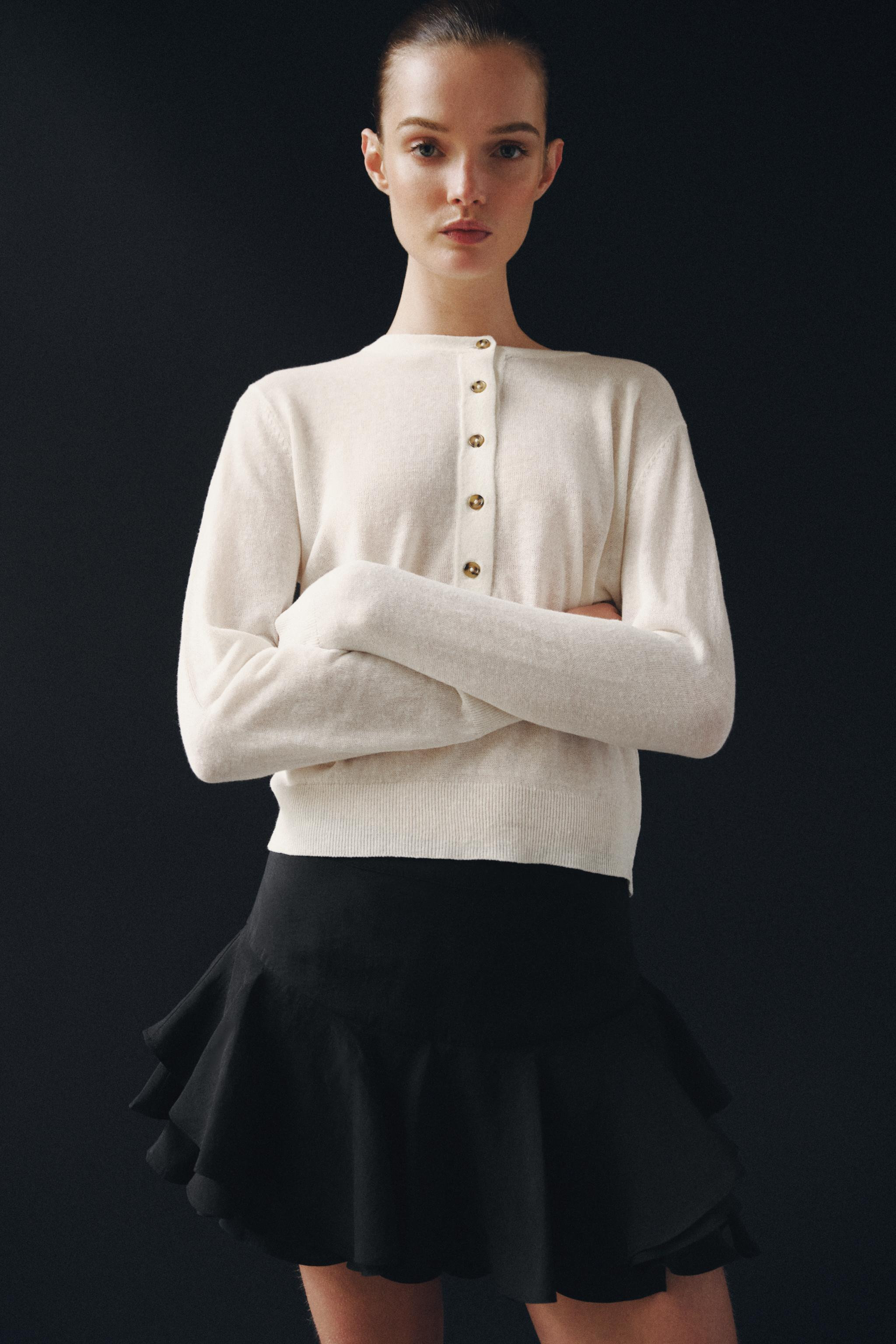 HENLEY KNIT JUMPER | Zara UK