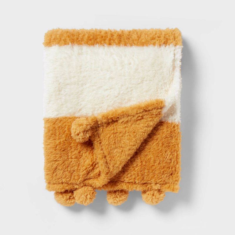 Teddy Bear Striped Throw Plush - Pillowfort™ | Target