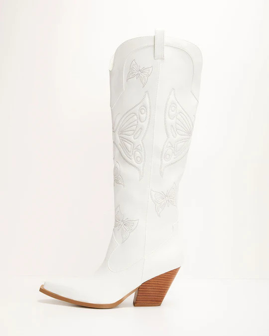 Emina Butterfly Embroidered Western Boots | VICI