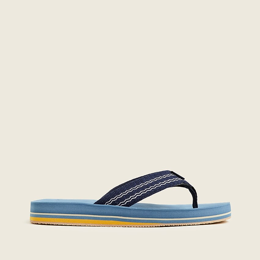 Striped flip-flops | J. Crew US