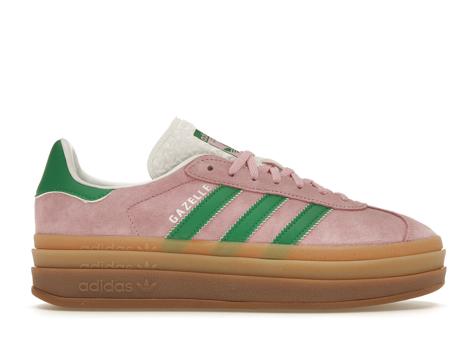 Adidas Gazelle Bold (Women's) Sneakers in True Pink/Green/Cloud White | StockX