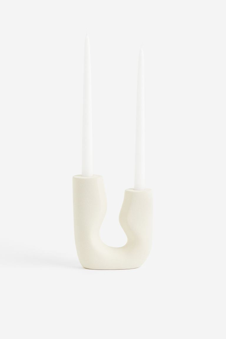 Stoneware Candlestick | H&M (US + CA)