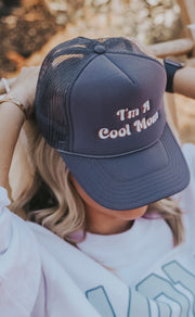 friday + saturday: i'm a cool mom trucker - blue | RIFFRAFF